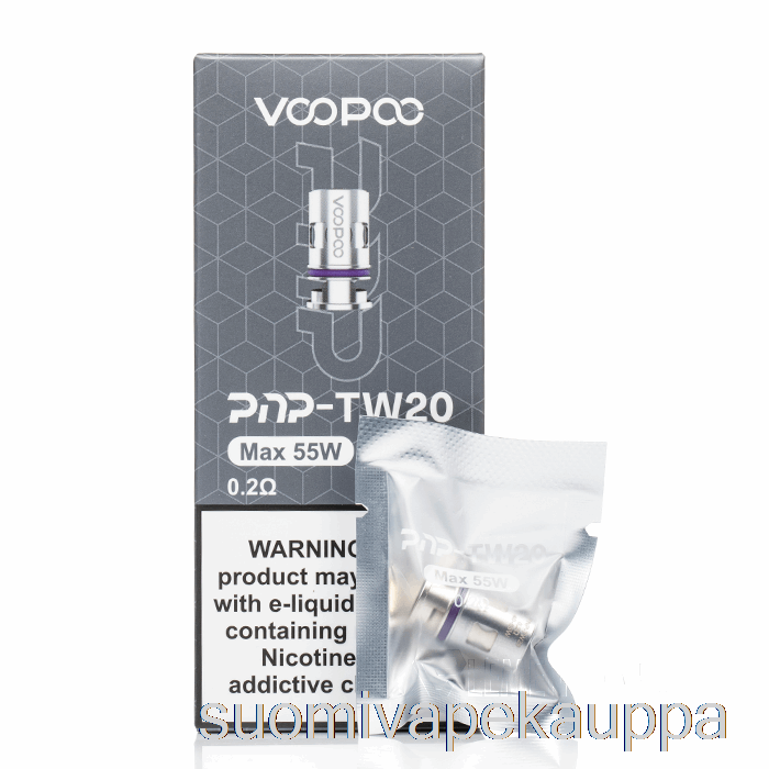 Vape Kauppa Voopoo Pnp Vaihtokelat 0.20ohm Pnp-tw20 Mesh Kelat